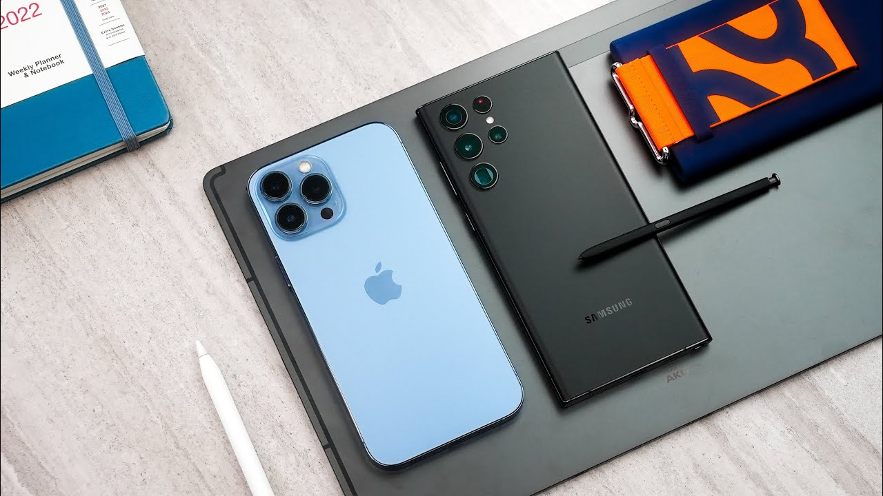 Galaxy s22 ultra vs iphone 13 pro and pro max: the battle of the behemoths
