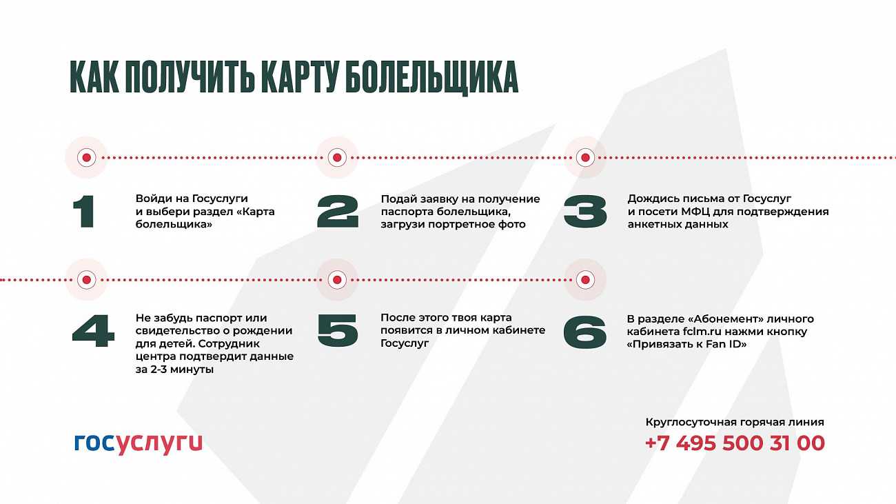 Как получить fan id на госуслугах и подтвердить в мфц: инструкция по регистрации паспорта болельщика