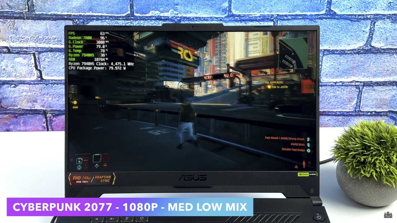 Ryzen 9 7940hs tested with geforce rtx 4070 graphics