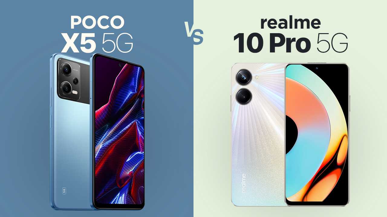 Сравнение всех параметров Realme 10 Pro и Xiaomi Poco X5 Pro: Что лучше выбрать: Realme 10 Pro или Xiaomi Poco X5 Pro