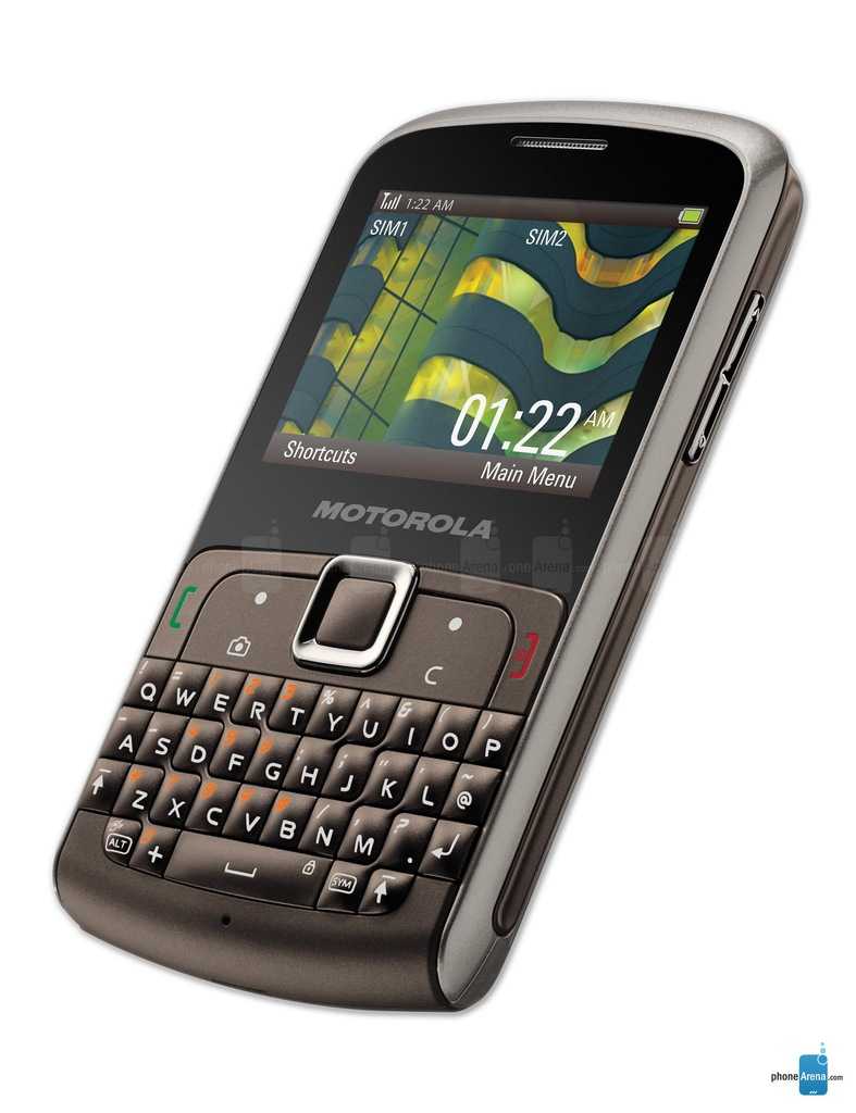 Характеристики Motorola EX112 Подробное описание основных параметров модели: дизайн, экран, размеры, сеть, интерфейсы, батарея