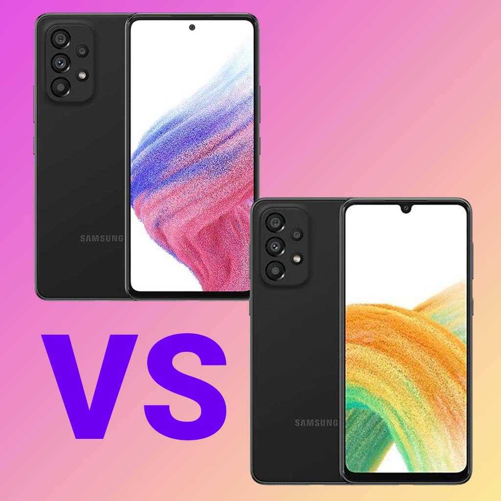 Сравнение всех параметров Samsung Galaxy A34 и Samsung Galaxy A53 5G: Что лучше выбрать: Samsung Galaxy A34 или Samsung Galaxy A53 5G