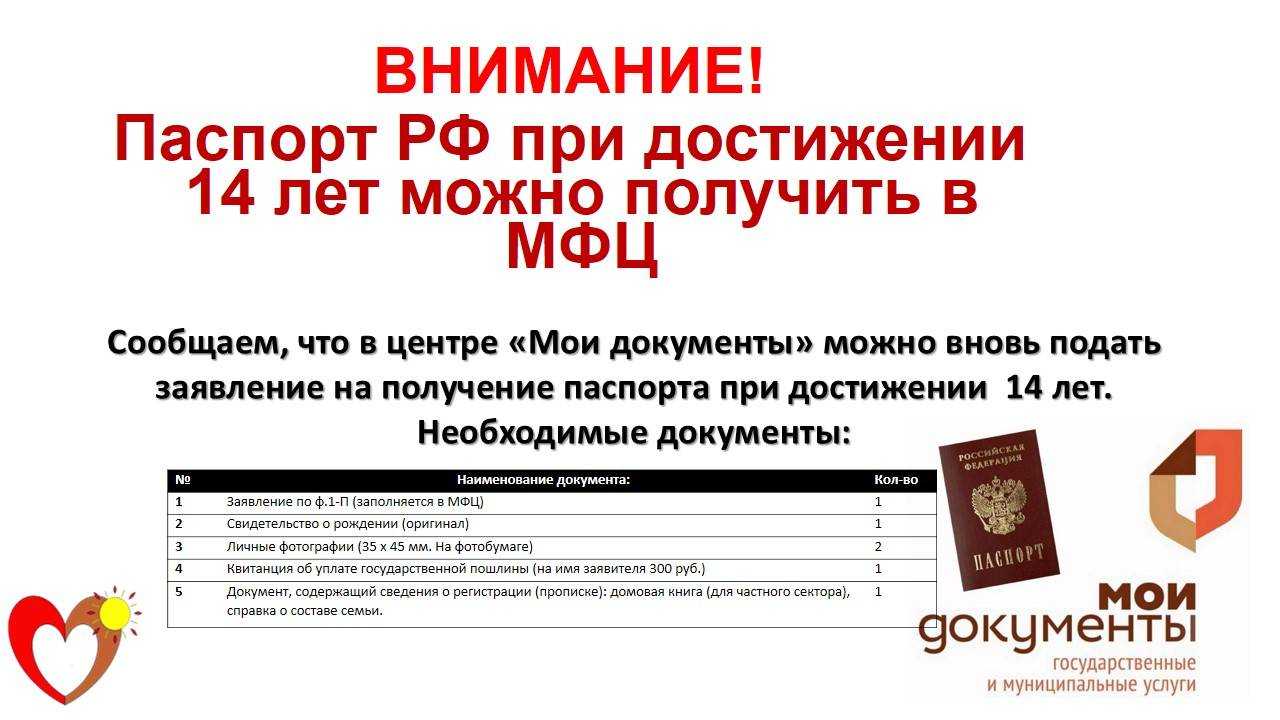 Получение паспорта в 14 лет: документы, сроки и штрафы