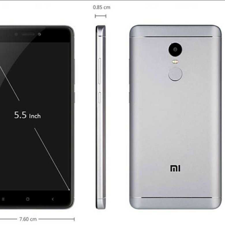 Xiaomi redmi note 4 (mediatek) - full specifications