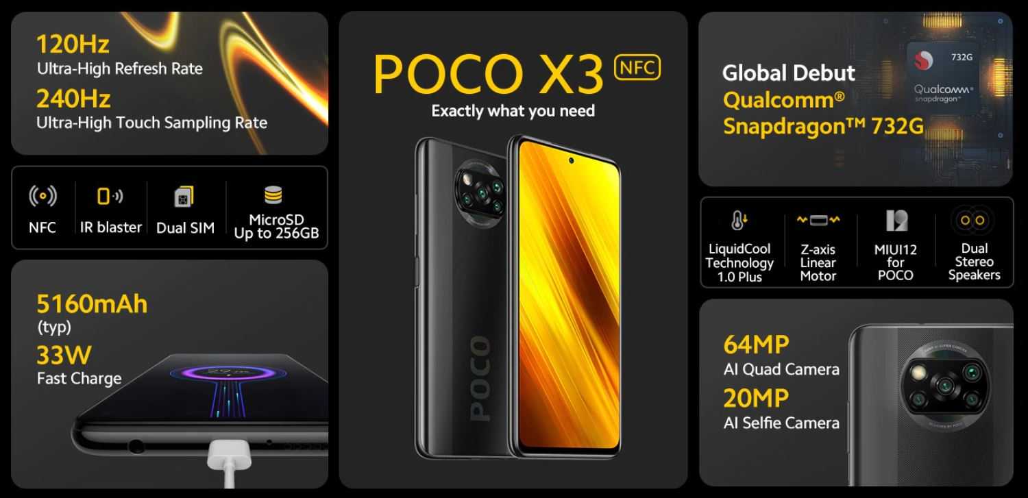 Xiaomi poco x3 nfc vs poco x3 pro сравнение