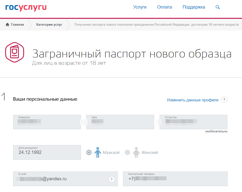 Загранпаспорт через госуслуги – пошагово2022
