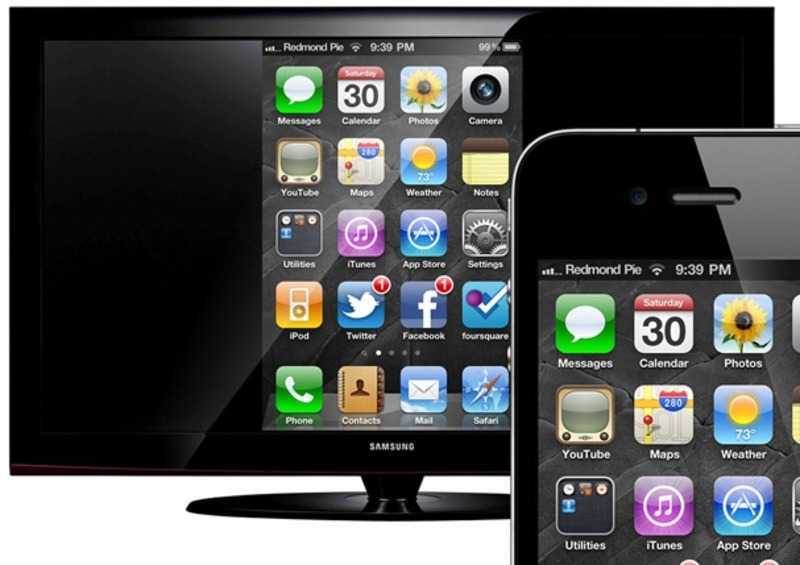 Как дублировать экран iphone или ipad на телевизор?