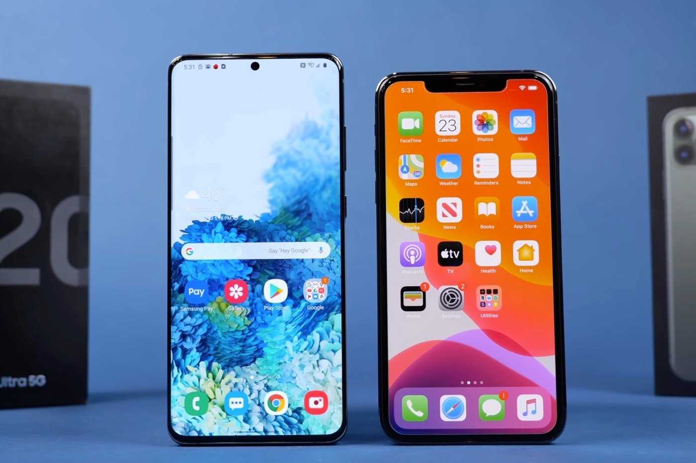 Samsung galaxy s20 vs iphone 11: should you go ios or android?