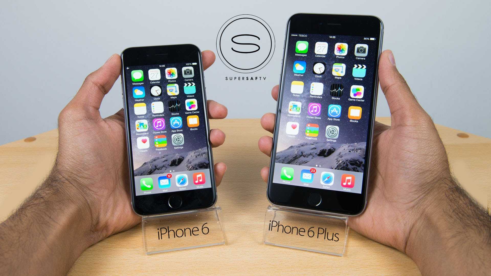 Iphone 6 и 6 plus — сравнение